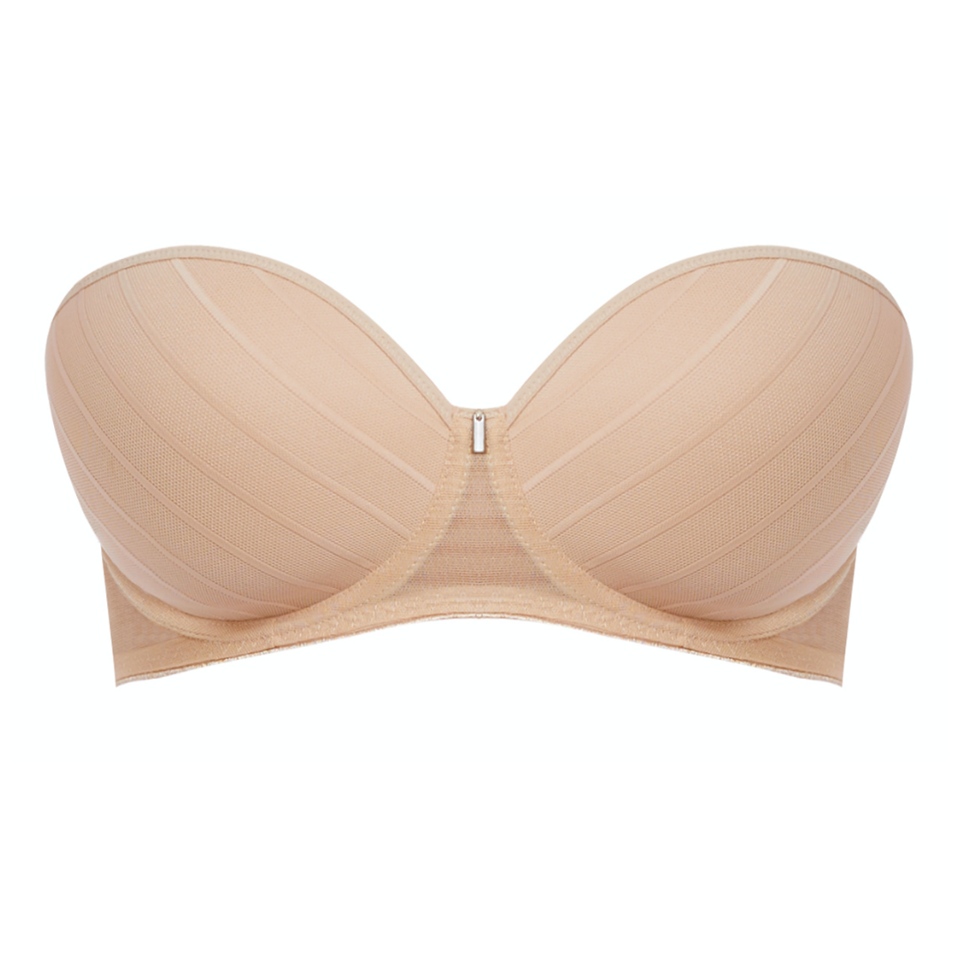 Freya Cameo Deco Strapless Moulded Bra