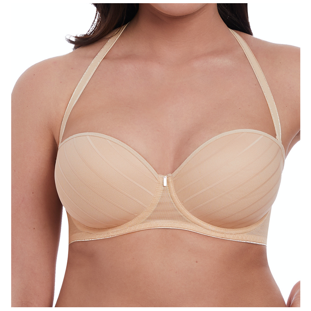 Freya Cameo Deco Strapless Moulded Bra