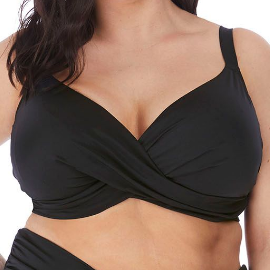 Magnetic UW Wrap Plunge Bikini Top