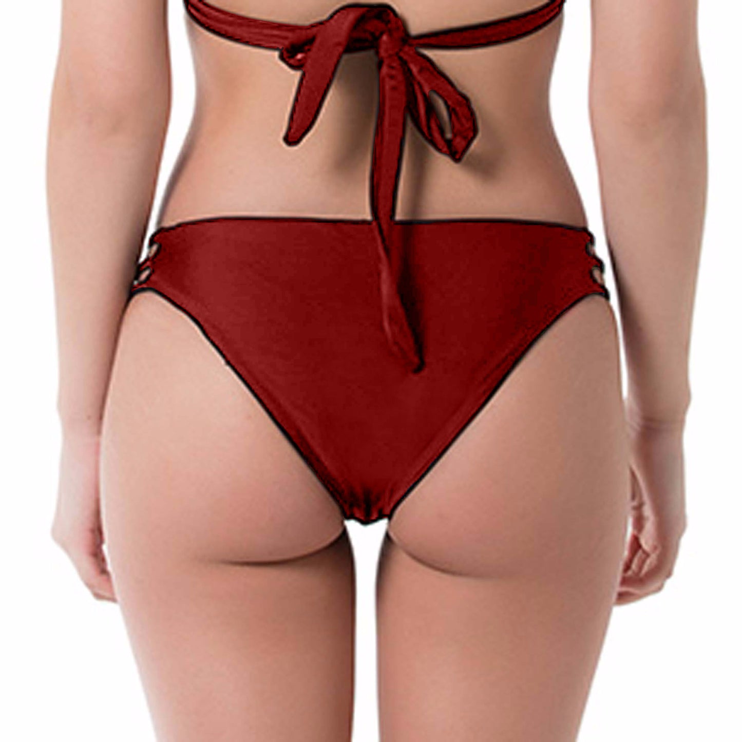Cheeky strappy bikini bottom